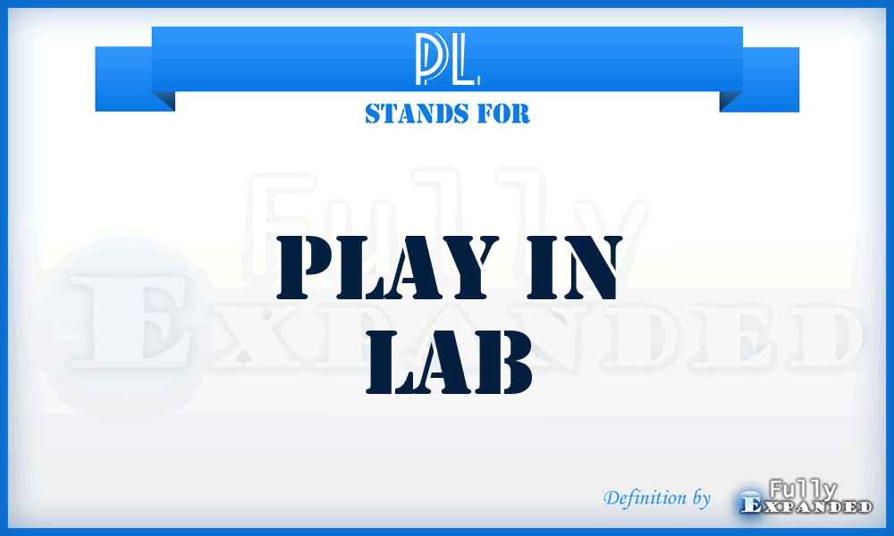 PL - Play in Lab