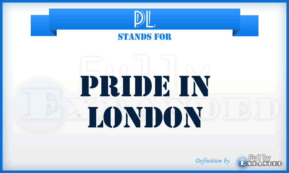 PL - Pride in London