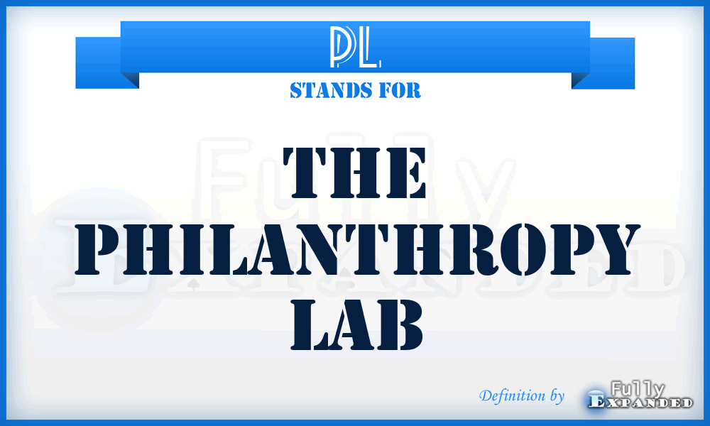 PL - The Philanthropy Lab