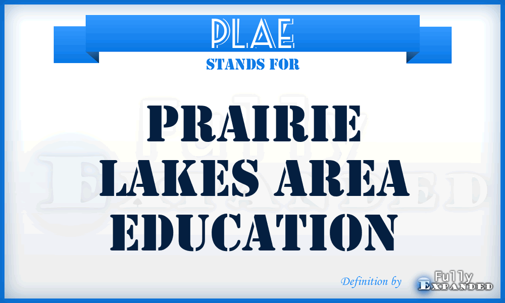 PLAE - Prairie Lakes Area Education