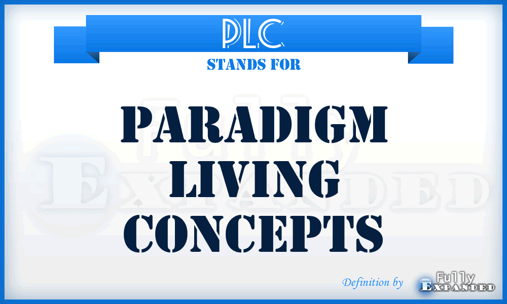 PLC - Paradigm Living Concepts