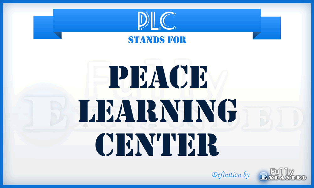 PLC - Peace Learning Center