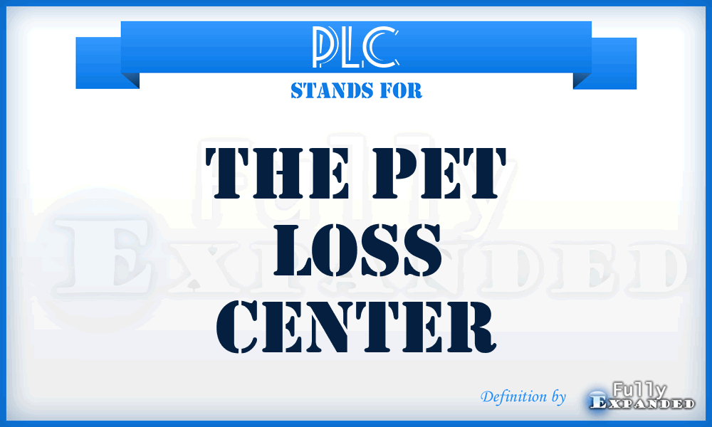 PLC - The Pet Loss Center