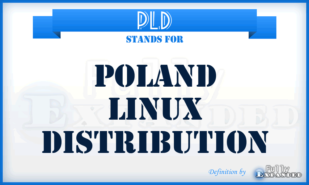 PLD - Poland Linux Distribution