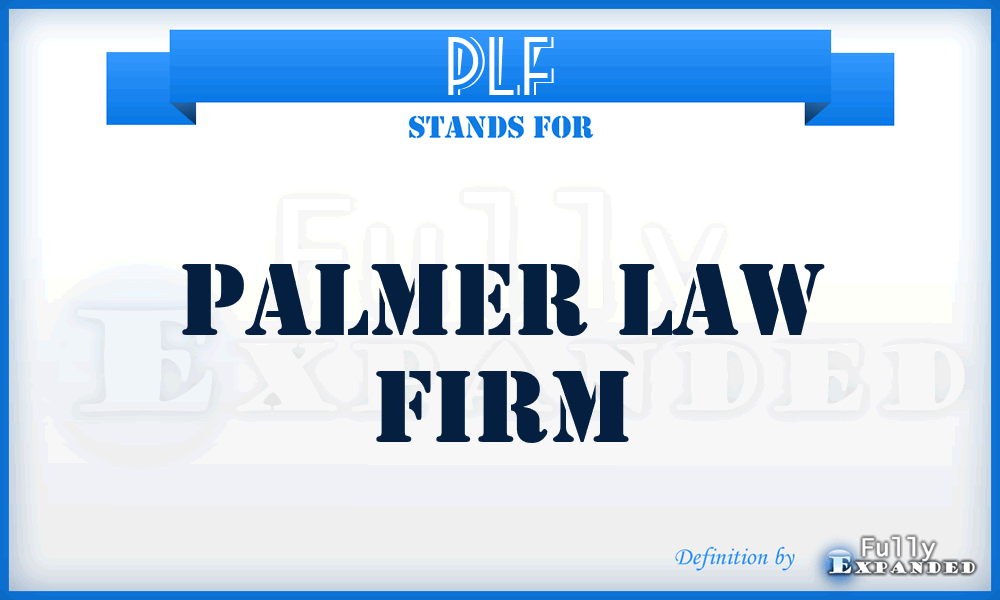PLF - Palmer Law Firm