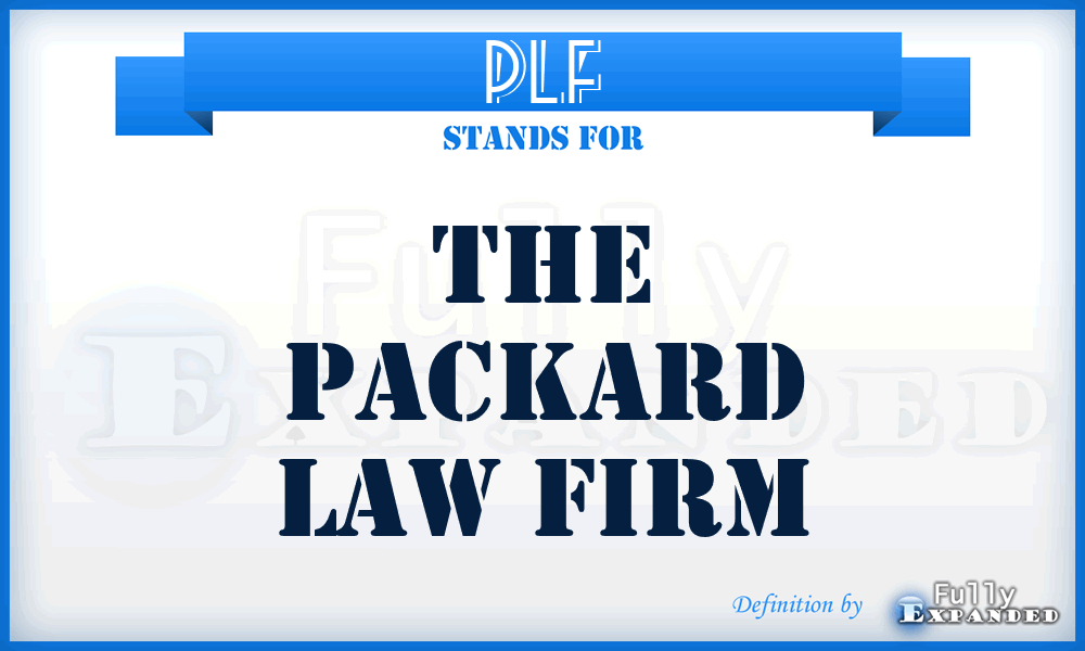 PLF - The Packard Law Firm