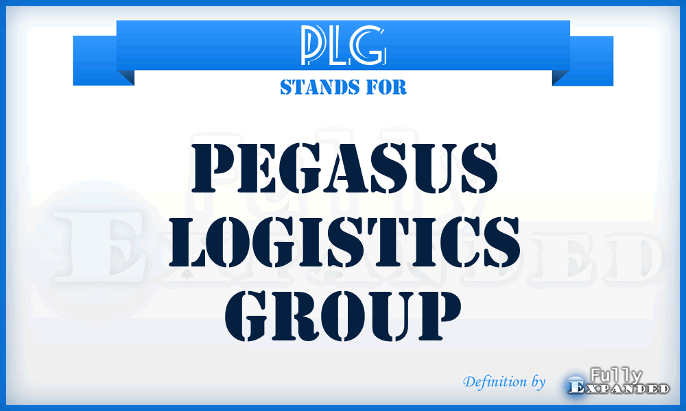 PLG - Pegasus Logistics Group