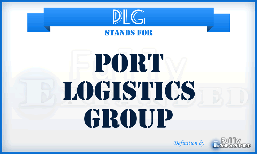PLG - Port Logistics Group