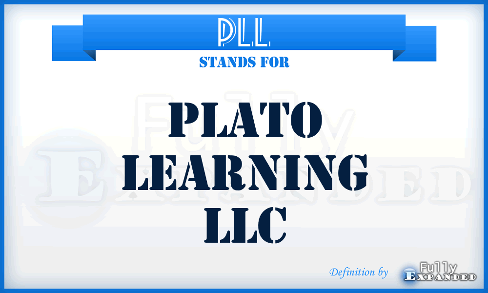 PLL - Plato Learning LLC