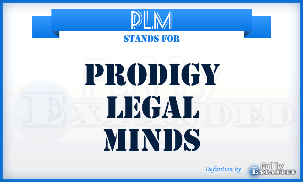 PLM - Prodigy Legal Minds