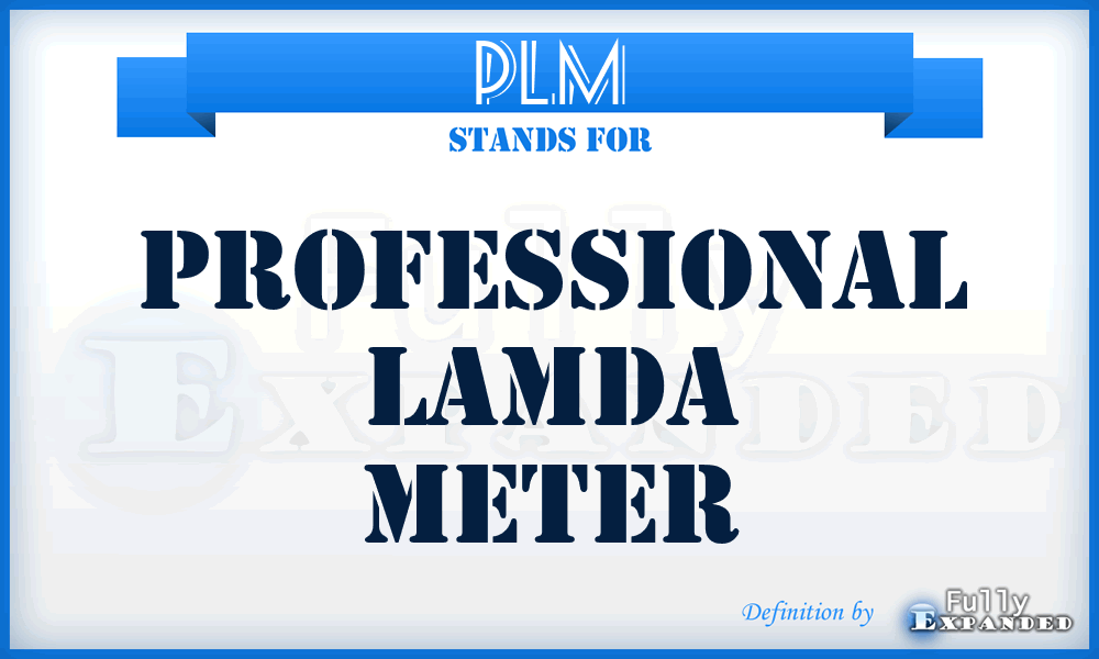 PLM - Professional Lamda Meter