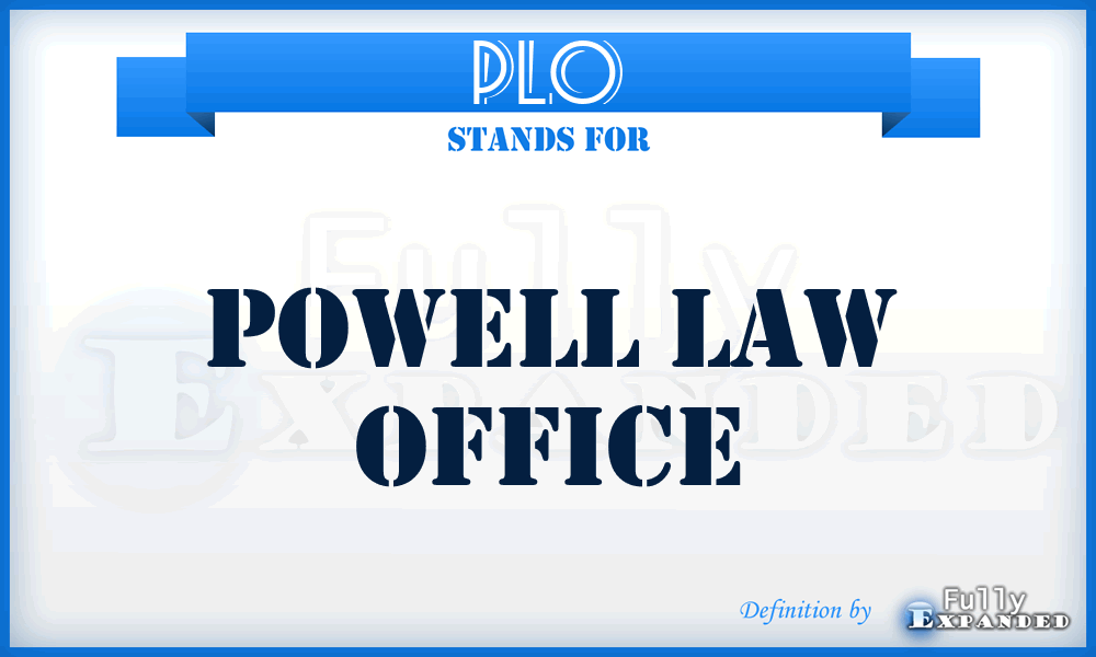 PLO - Powell Law Office