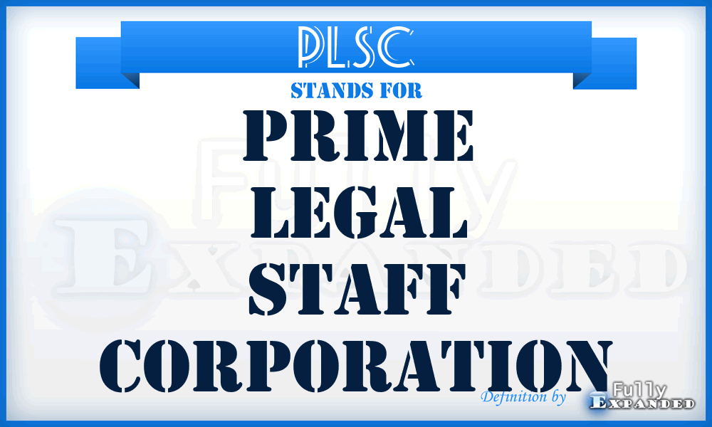 PLSC - Prime Legal Staff Corporation