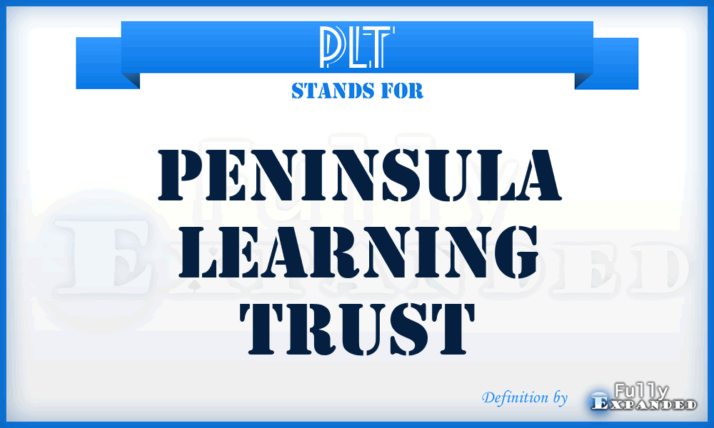 PLT - Peninsula Learning Trust