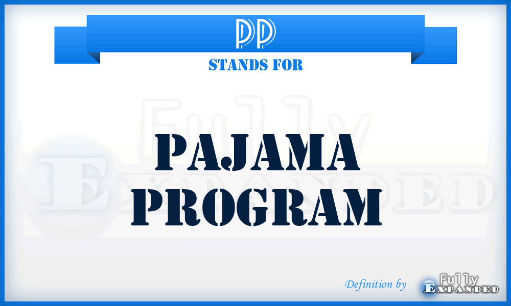 PP - Pajama Program