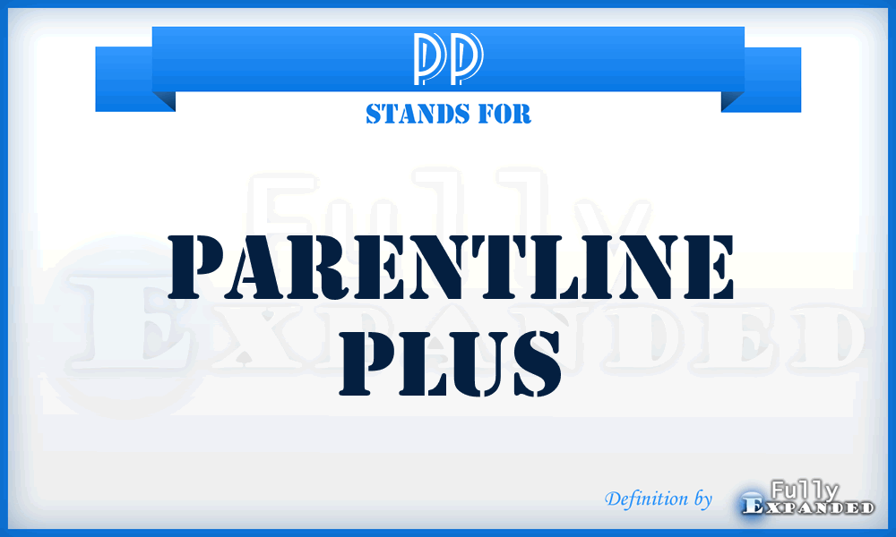 PP - Parentline Plus