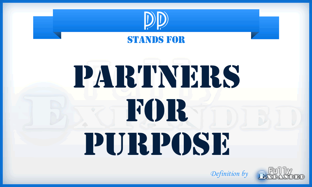 PP - Partners for Purpose