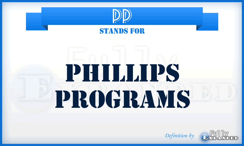 PP - Phillips Programs