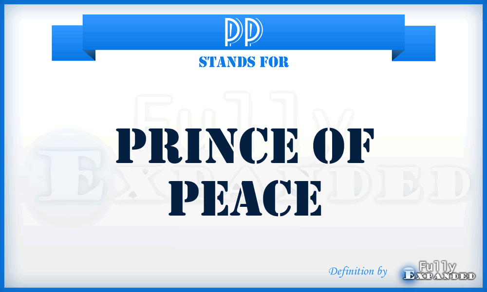 PP - Prince of Peace