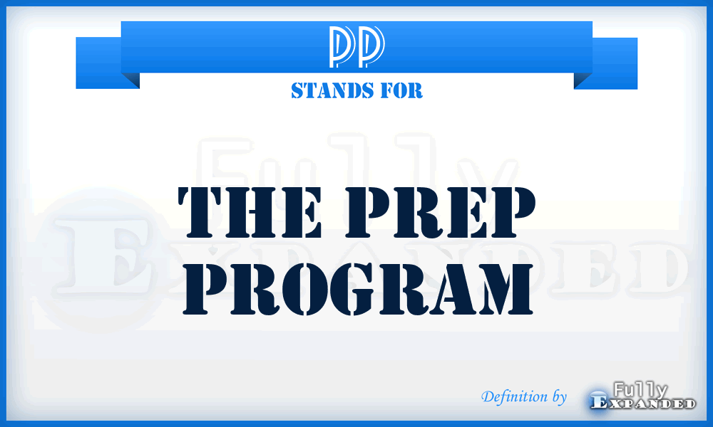 PP - The Prep Program