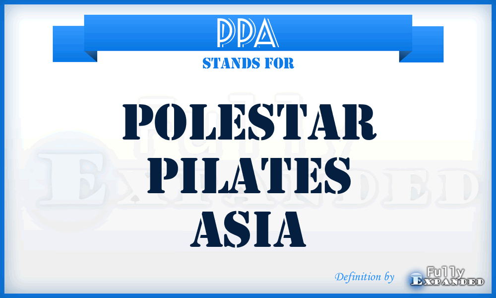 PPA - Polestar Pilates Asia