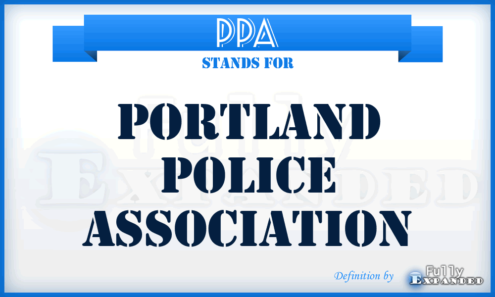 PPA - Portland Police Association