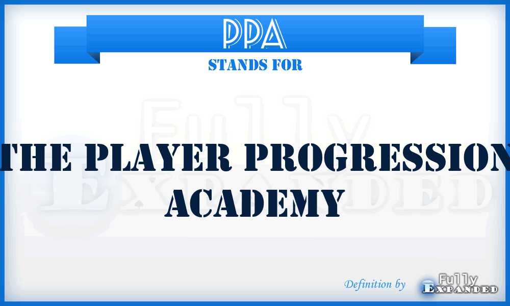 PPA - The Player Progression Academy