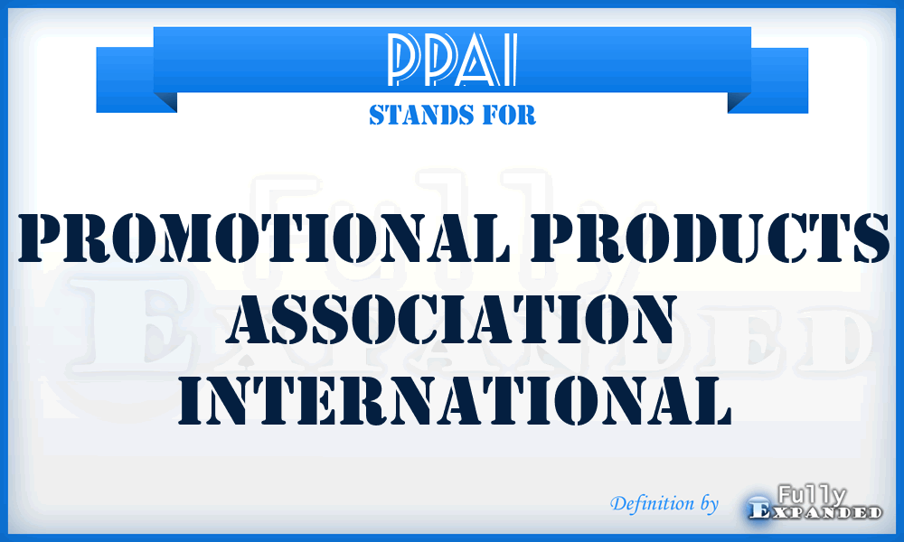 PPAI - Promotional Products Association International