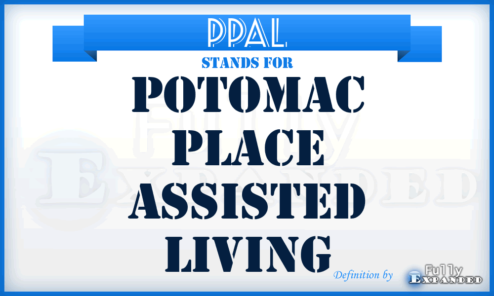PPAL - Potomac Place Assisted Living