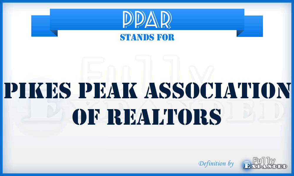 PPAR - Pikes Peak Association of Realtors