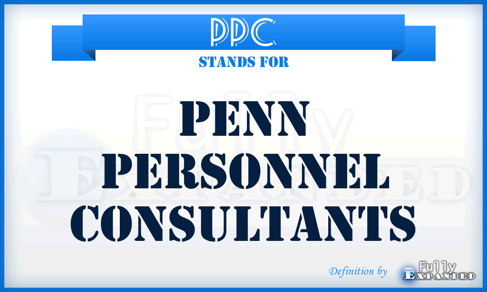 PPC - Penn Personnel Consultants