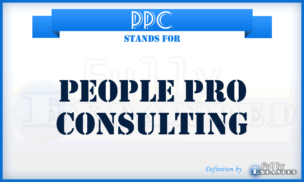 PPC - People Pro Consulting