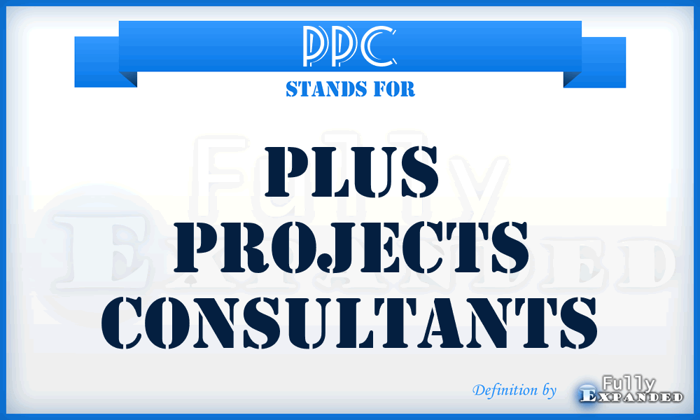 PPC - Plus Projects Consultants