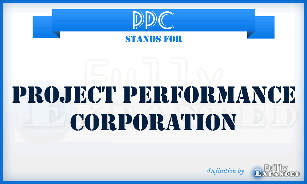 PPC - Project Performance Corporation