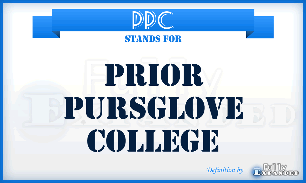 PPC - Prior Pursglove College