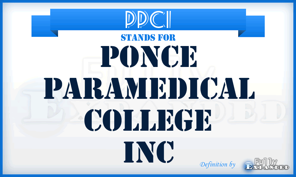 PPCI - Ponce Paramedical College Inc