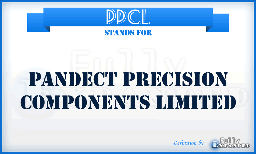 PPCL - Pandect Precision Components Limited