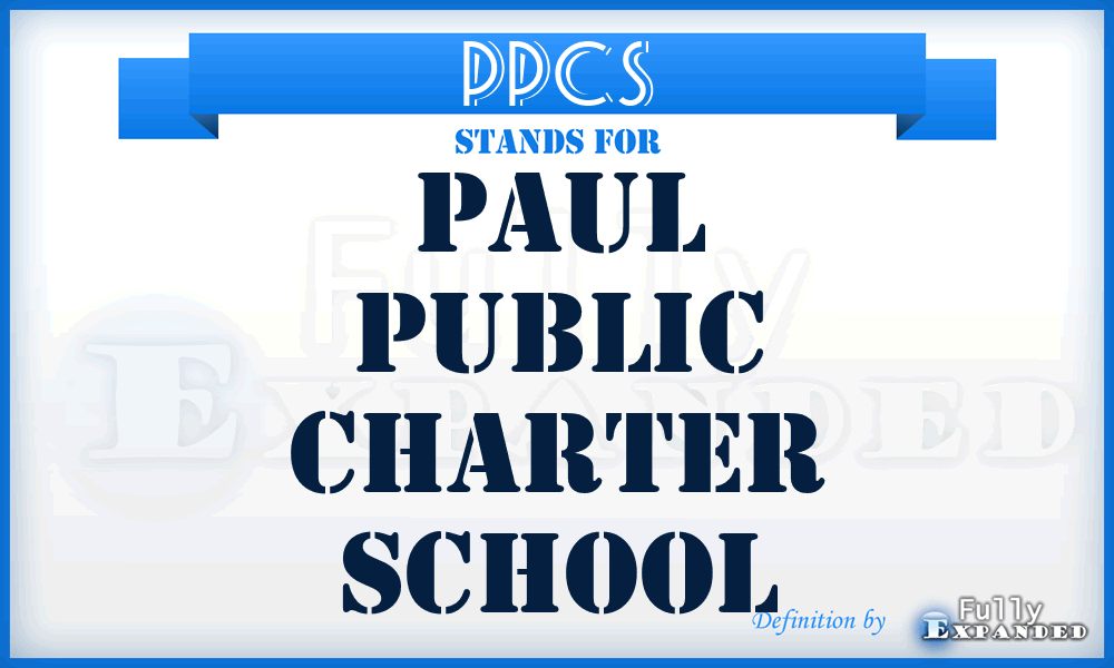 PPCS - Paul Public Charter School