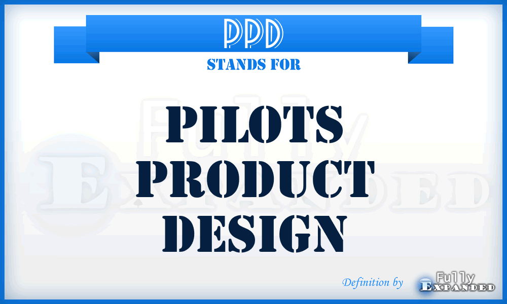 PPD - Pilots Product Design