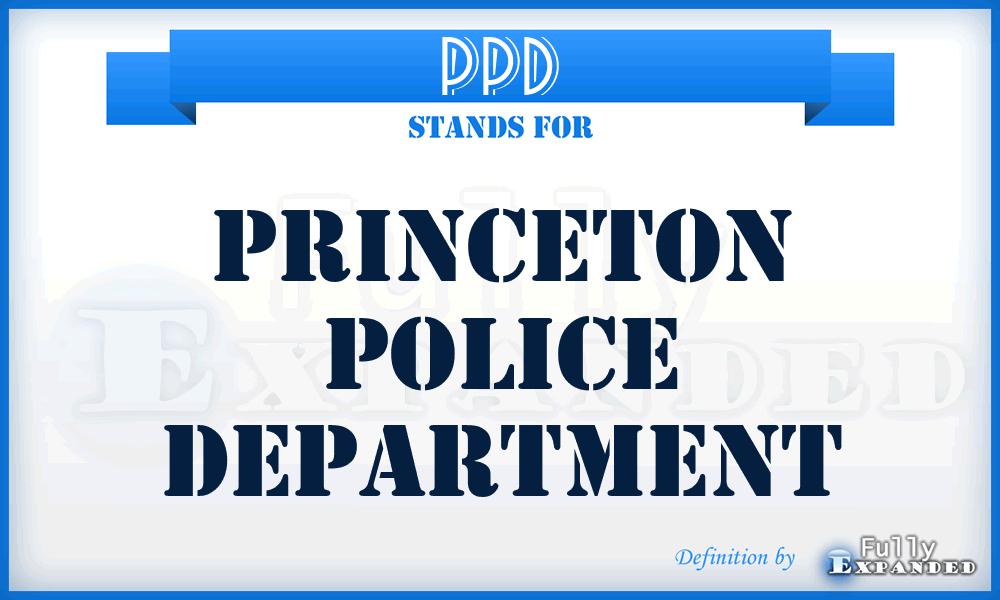 PPD - Princeton Police Department
