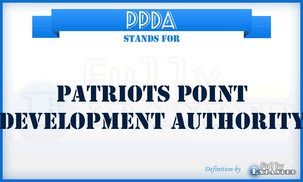 PPDA - Patriots Point Development Authority