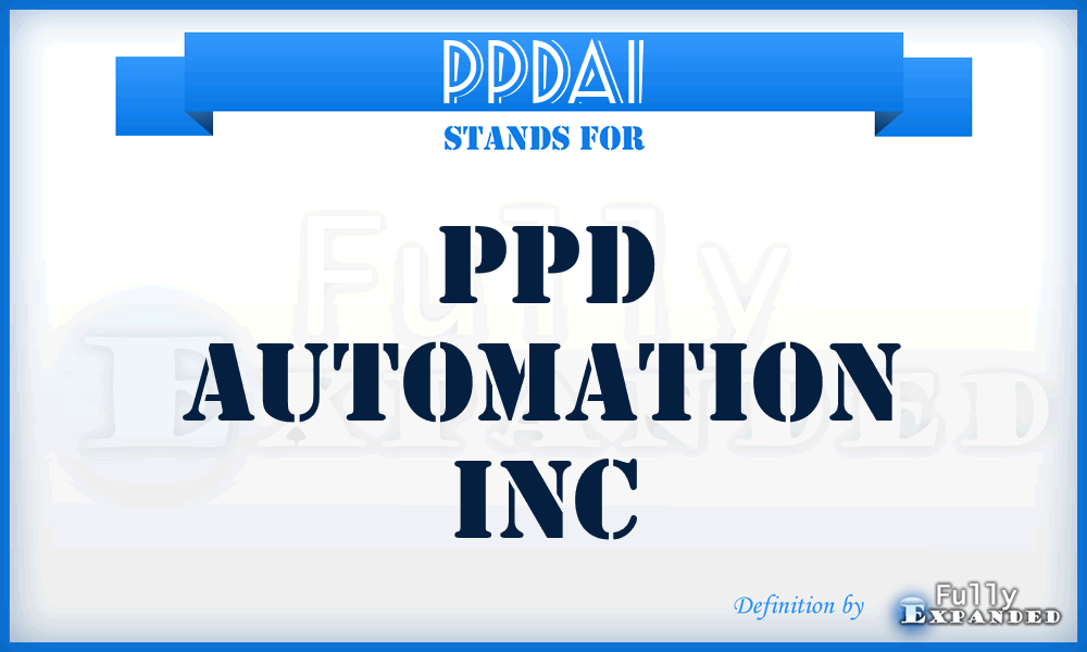 PPDAI - PPD Automation Inc