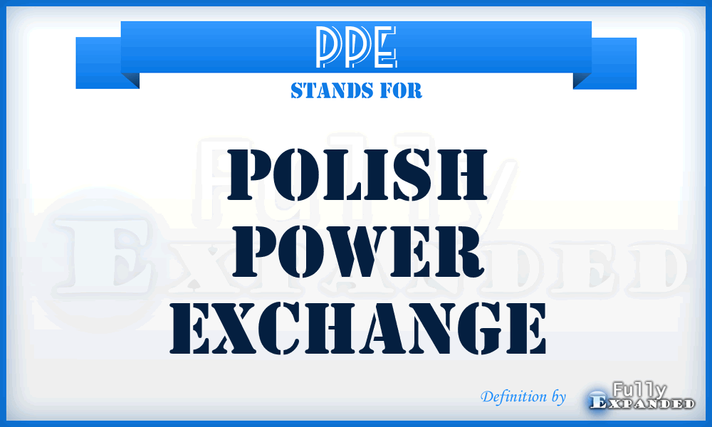 PPE - Polish Power Exchange