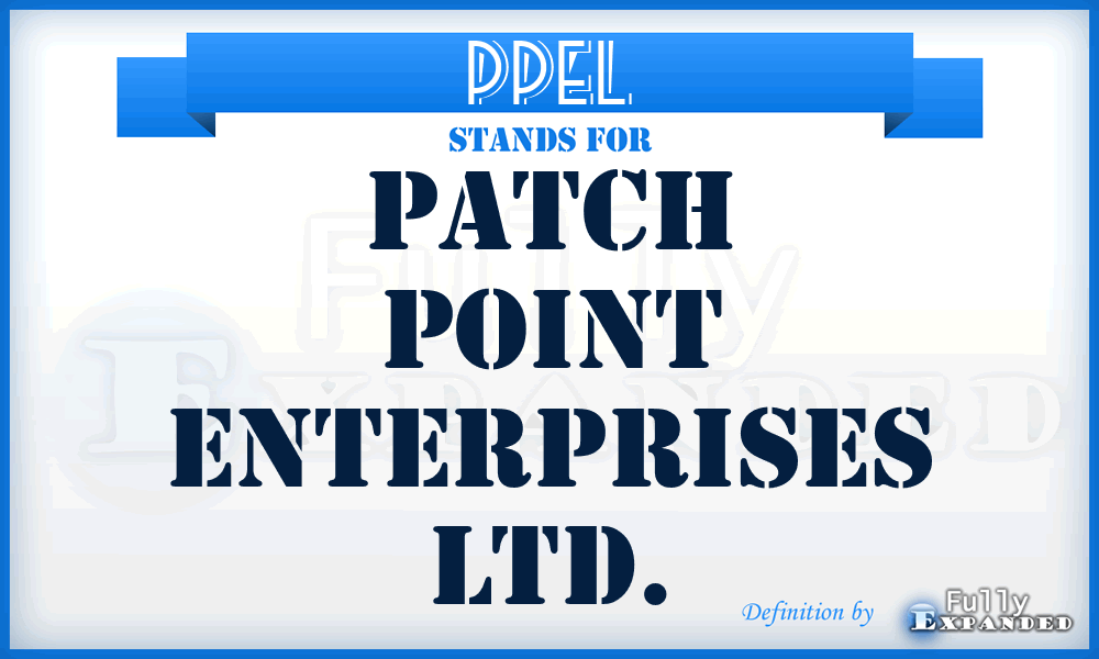 PPEL - Patch Point Enterprises Ltd.