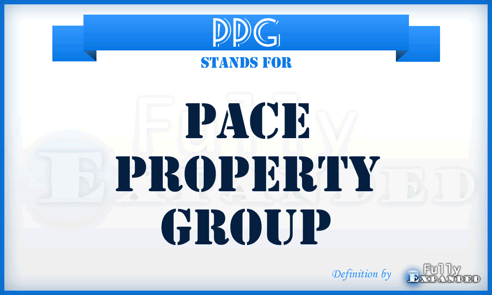 PPG - Pace Property Group