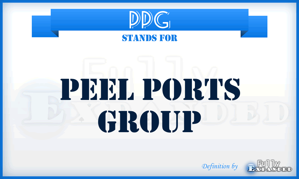PPG - Peel Ports Group