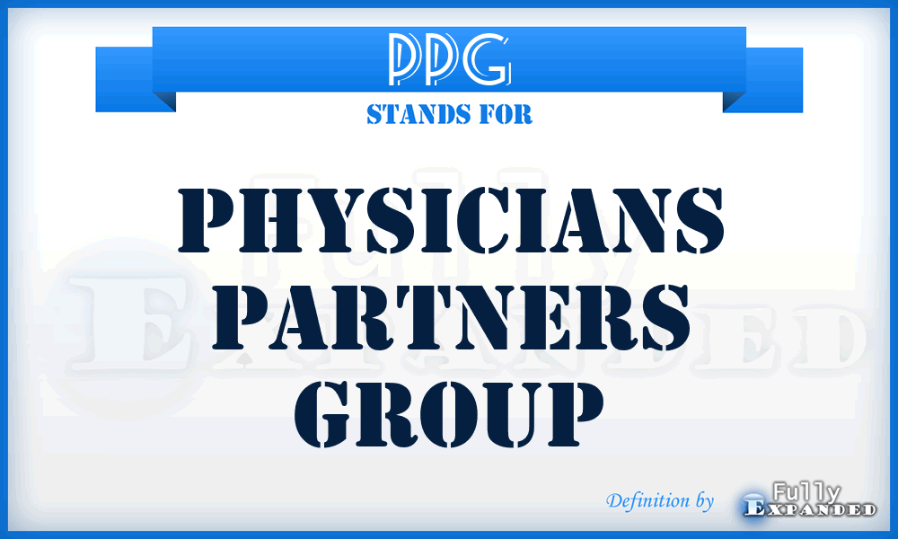 PPG - Physicians Partners Group