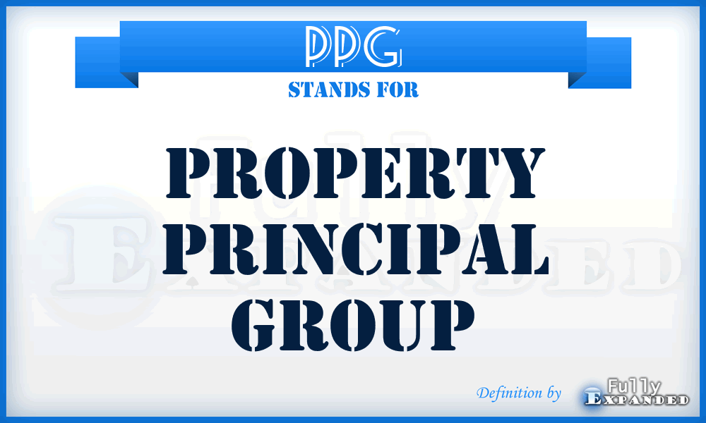 PPG - Property Principal Group