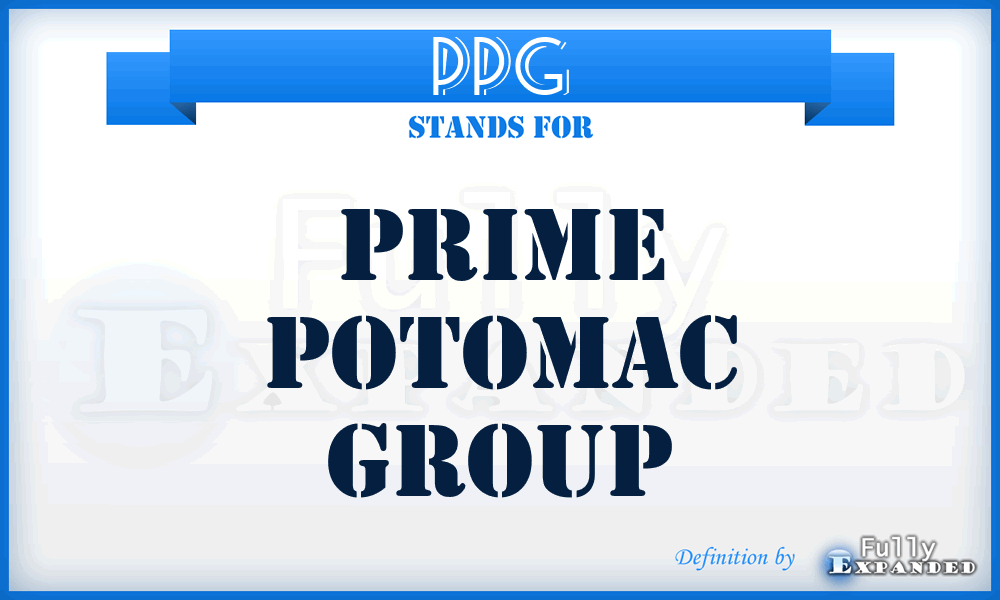 PPG - Prime Potomac Group