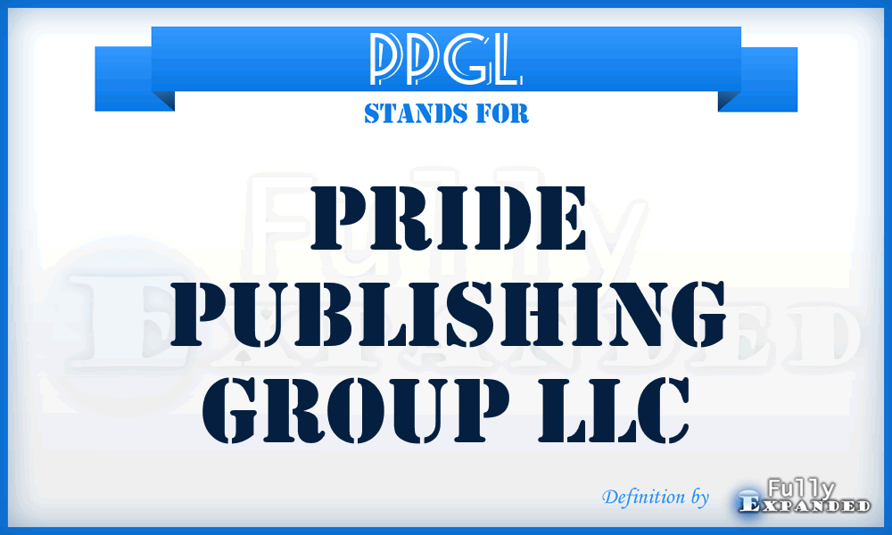 PPGL - Pride Publishing Group LLC